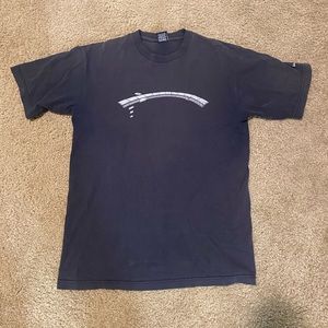 Vintage Stussy Men’s 9ft T shirt Black